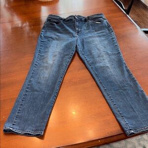 Ladies Sz 16 Talbots Flawless High Waist Straight Leg Jeans